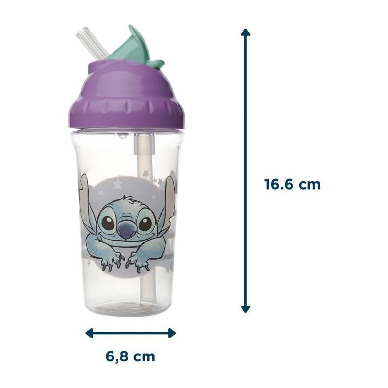 Tasse a paille Lilo & Stitch 295ml - Anti-fuites