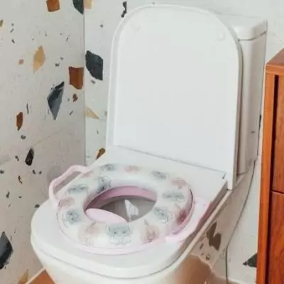 Réducteur WC THERMOBABY Confort avec poignées - Lilo & Stitch