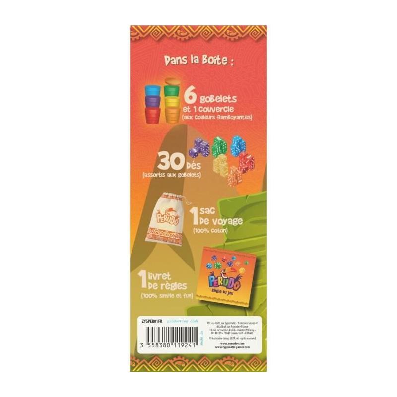 Nouvelle version de Perudo - Jeu de dés excitant