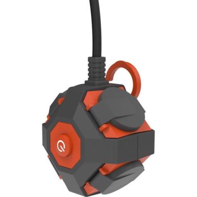 Multiprise Power Globe QUARX - 4 prises avec interrupteur et câble 3m