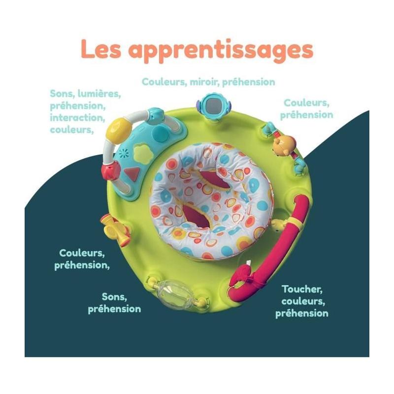 Trott'Acti Multicolore Musical - Éveil Bébé - YOUPALA