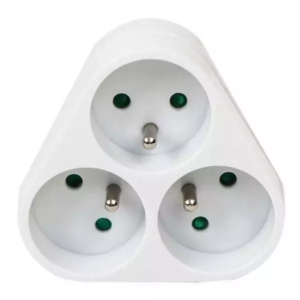 Triplite - GAO - 3x16A - Triangle, blanche, conforme NF