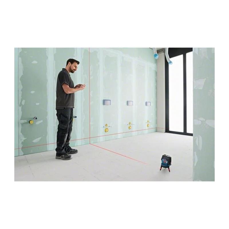 Mesurez avec précision jusqu'à 20m - Laser ligne Bosch Professional GCL 2-50 C + RM2