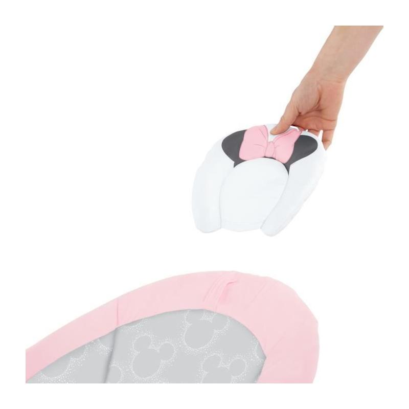 Transat bébé Disney Minnie avec jouets d'éveil amovibles