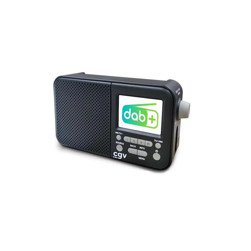 Radio portable DAB+ et FM - CGV - DR7+ - Écran couleur TFT 2,4