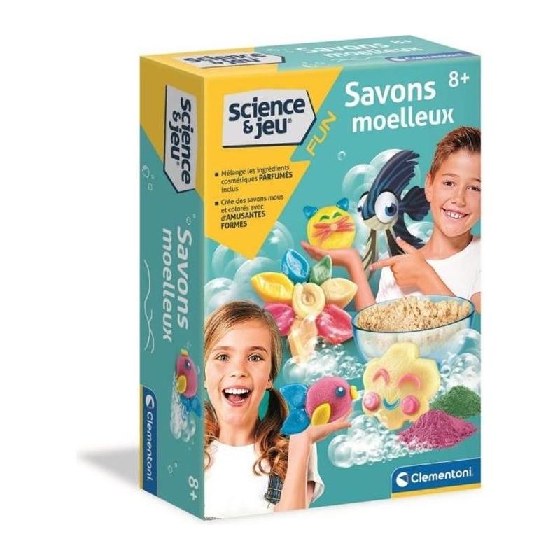 Jeu de science Clementoni - Savons moelleux pour enfants de 8 ans - Jaune