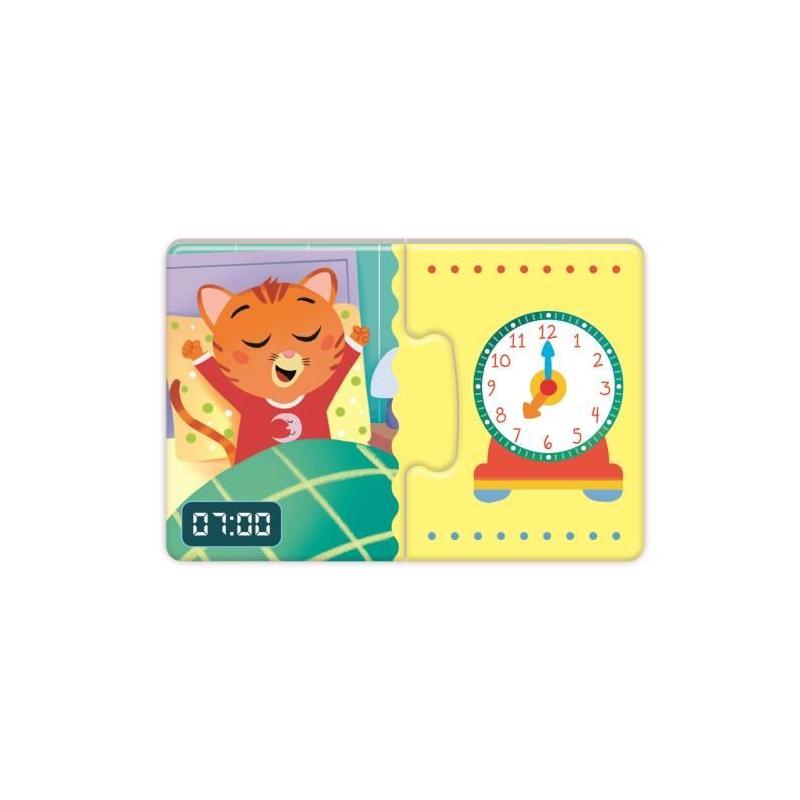 Puzzle CLEMENTONI - L'heure : Casse-tête éducatif compact