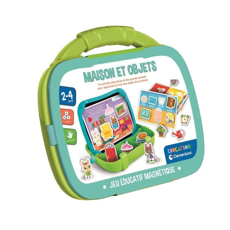 CLEMENTONI - Mallette magnétique pour apprendre les mots et objets