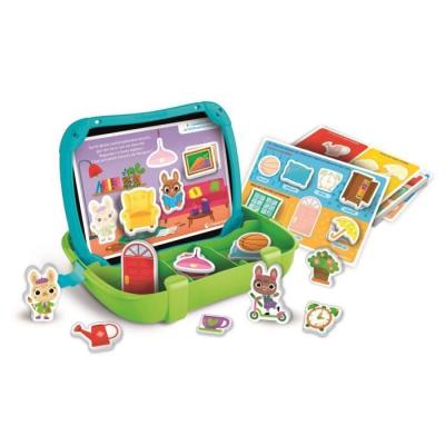 CLEMENTONI - Mallette magnétique pour apprendre les mots et objets