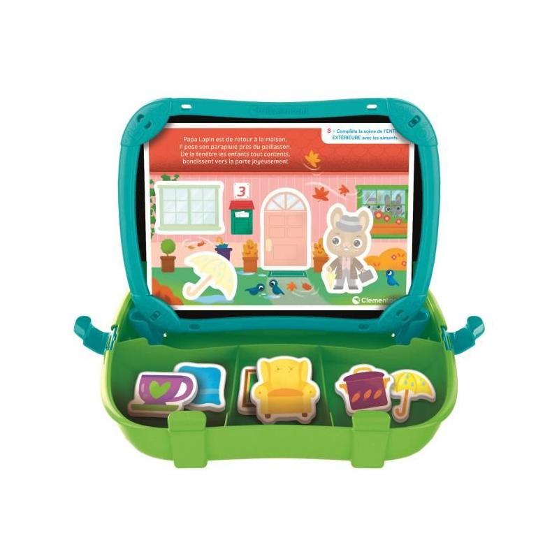 CLEMENTONI - Mallette magnétique pour apprendre les mots et objets