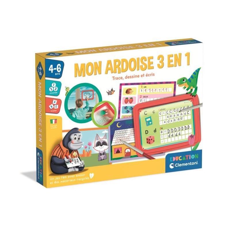 Ardoise Enfant Clementoni - Mon Atelier d'Écriture Alphabet et Pré-écriture