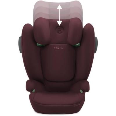 Siège auto CYBEX Solution B3 i-fix Rouge - Inclinable (63x53x27 cm)