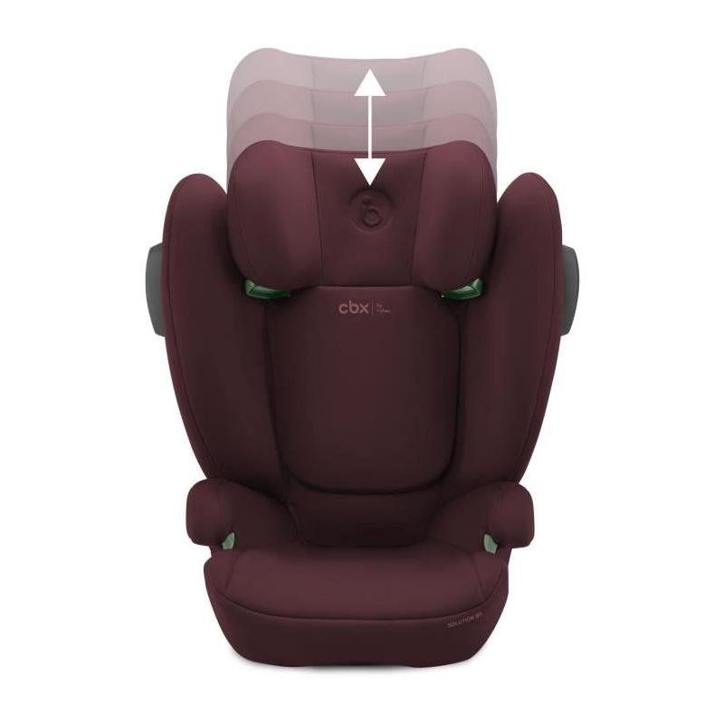 Siège auto CYBEX Solution B3 i-fix Rouge - Inclinable (63x53x27 cm)