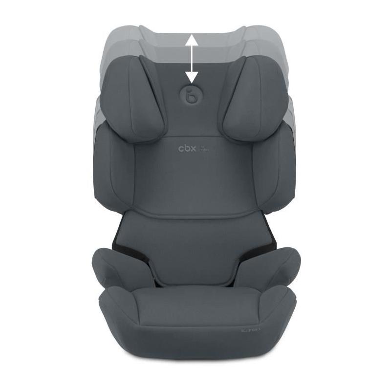 Siège auto CYBEX Solution X i-Fix - Cobblestone Grey : Confort et sécurité assurés
