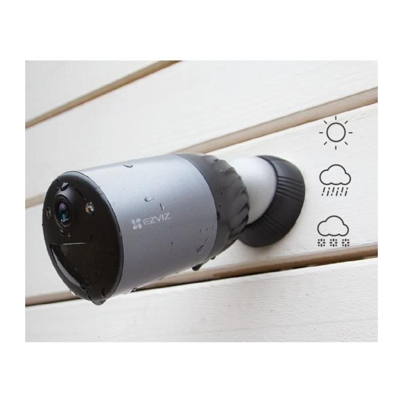 Caméra sans fil EZVIZ BC1C 4MP + Panneau solaire - Autonomie 8 mois