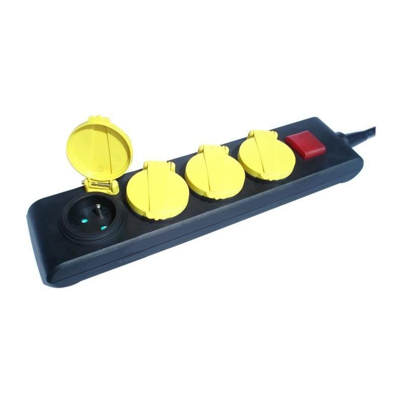 Bloc multiprises GAO - 4 prises, interrupteur - Pratique et sûr