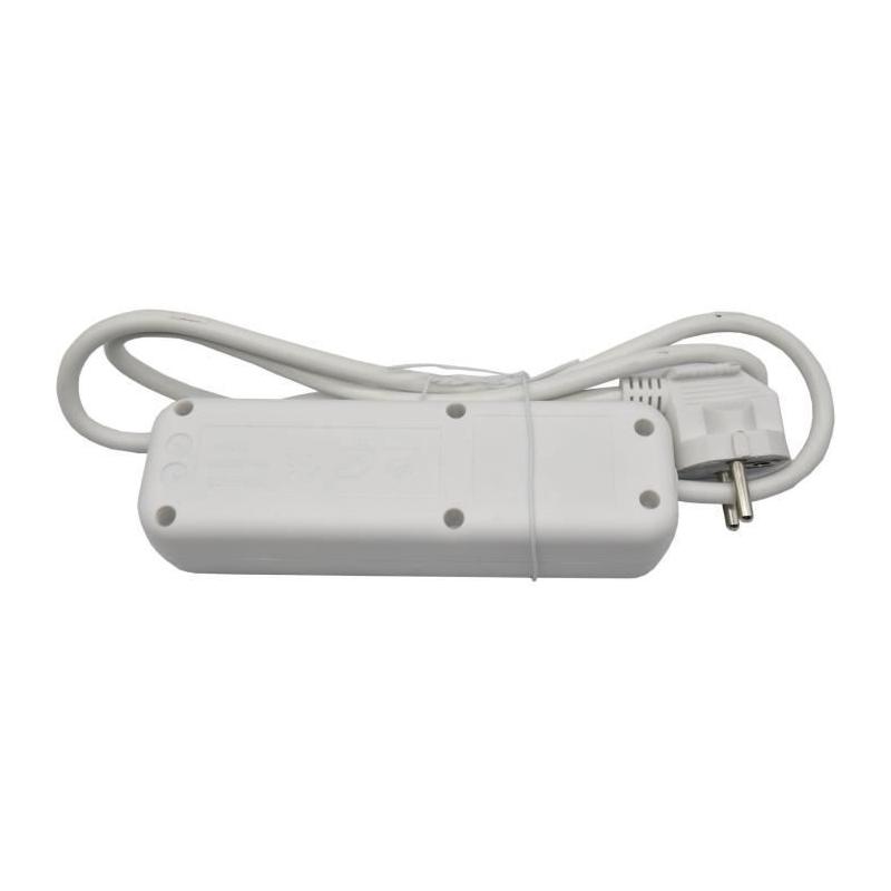 Bloc ménager GAO - 3 prises 2P+T sécurisé NF - Compact