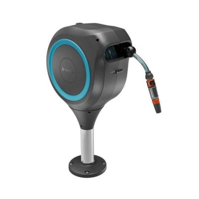 Dévidoir automatique pour terrasse GARDENA RollUp M Bleu - 20m