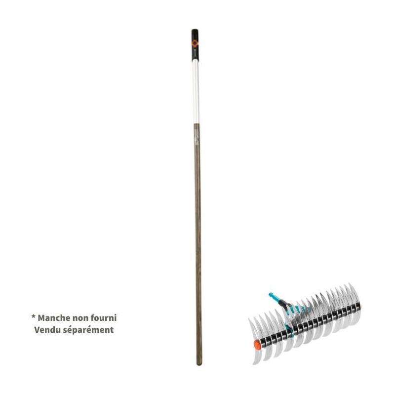 Râteau-scarificateur 35cm Combisystem - Acier galvanisé - 25 ans de garantie