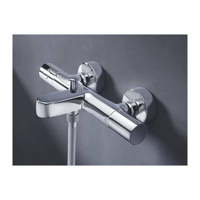 Mitigeur thermostatique bain/douche GROHE Precision Get - Chromé