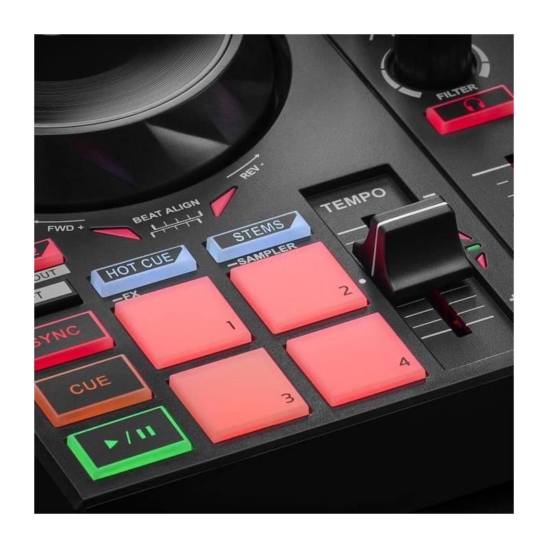 Contrôleur DJ HERCULES INPULSE 200 MK2 - Parfait pour apprendre à mixer