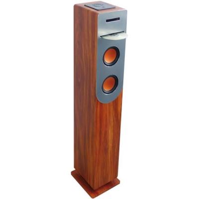 Tour de son CD Bluetooth INOVALLEY HP34-CD-WOOD 100W - USB - Bois et gris