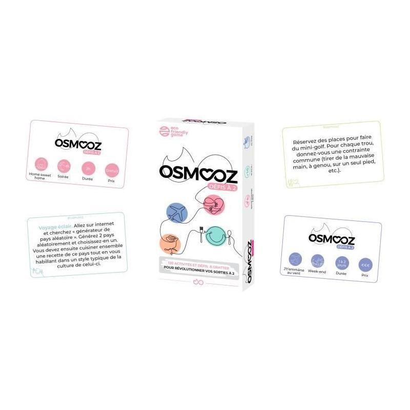 Jeu Couple - Osmooz Défis à 2 - Jeu de Carte Amusant
