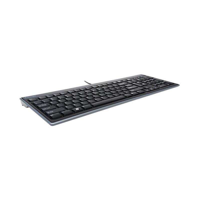 Clavier filaire Ultra Plat Kensington Advance Fit, AZERTY Noir