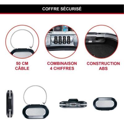 Mini Coffre-fort Portable - MASTER LOCK - Idéal pour Voyager