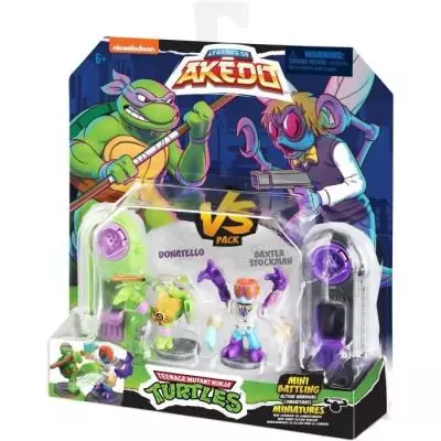Coffret de figurines Tortues Ninja - Donatello vs Baxter Stockman
