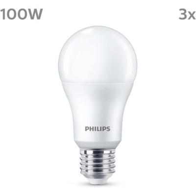 Philips Ampoule 100W A67 E27 x3