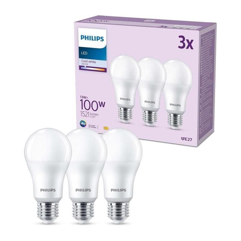 Philips Ampoule 100W A67 E27 x3