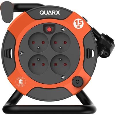 Enrouleur QUARX Bricolage 15m - Compact et Sécurisé