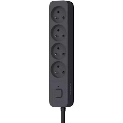 Multiprise QUARX - 4 prises + 3 ports USB, câble 1,5m