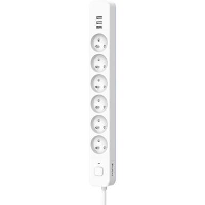 Multiprise QUARX avec 6 prises et 3 ports USB