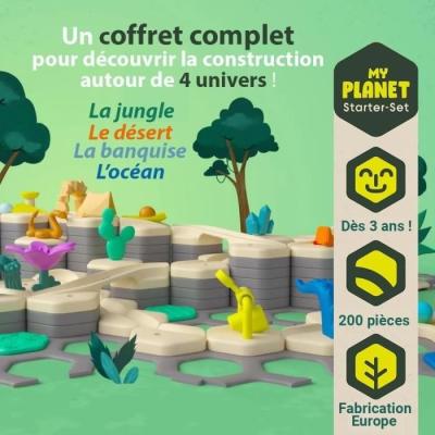 Gravitrax Junior - Starter Set XXL My Planet 184 pièces - Circuit de billes fun