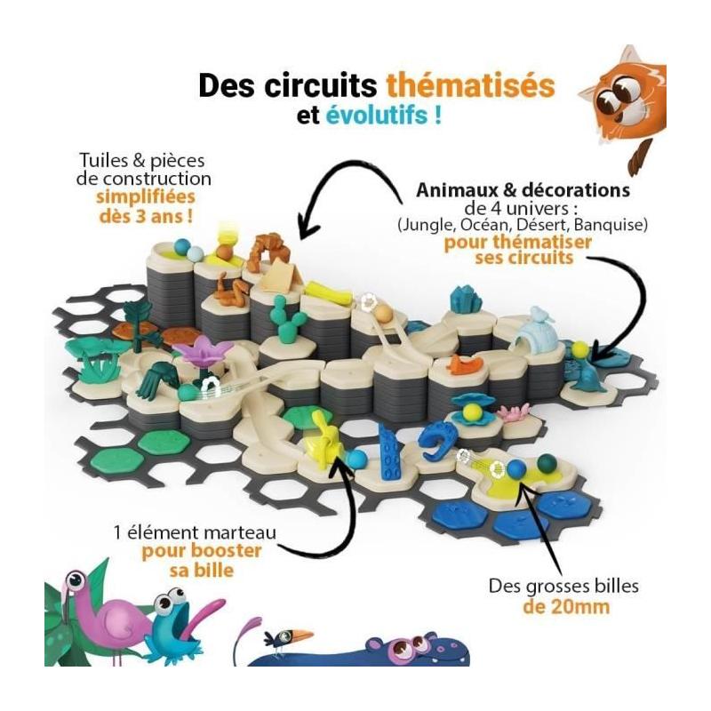 Gravitrax Junior - Starter Set XXL My Planet 184 pièces - Circuit de billes fun