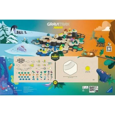 Gravitrax Junior - Starter Set XXL My Planet 184 pièces - Circuit de billes fun