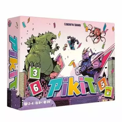 Jeu de plateau Pikit Kaijus vs Mechas - Stratégique et Palpitant