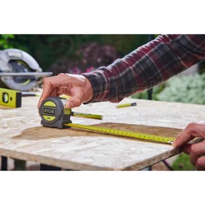 Ruban à mesurer RYOBI 8 m x 25 mm - Pratique et précis