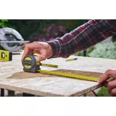 Ruban à mesurer RYOBI 8 m x 25 mm - Pratique et précis