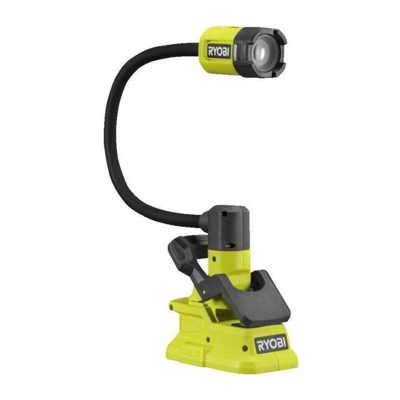 RYOBI - Lampe à pince flexible 18V ONE+ - 400 Lumens - 2 modes - RLCF18-0