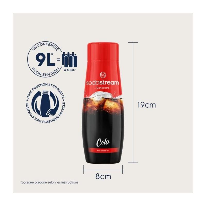Concentrés SODASTREAM - Lot de 6 Cola - Jusqu'a 54L - 440ml