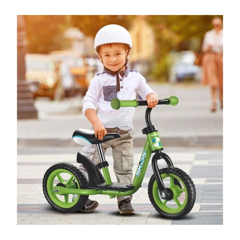Draisienne Vert - SKIDS CONTROL: Compact et pratique!