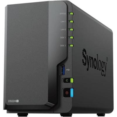 Serveur NAS SYNOLOGY DS224+ - Stockage puissant - 2 baies