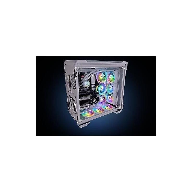 Ventilateur PC RGB 3x120mm - Blanc - Haute Performance