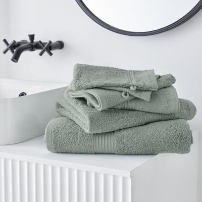 Drap de Bain TODAY 90x150 cm 100% Coton - Celadon: Douceur et Qualité