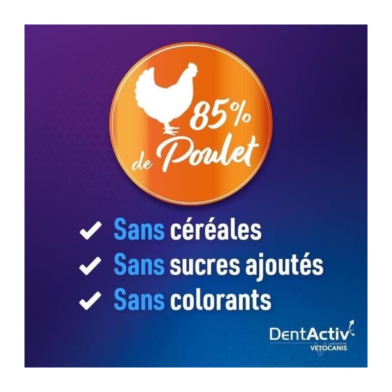 DentActiv - 10 Bâtonnets pour Hygiène Bucco-Dentaire Chat