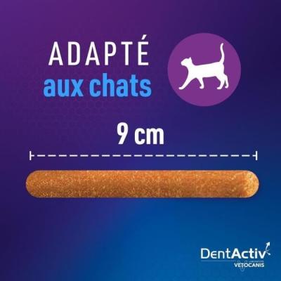 DentActiv - 10 Bâtonnets pour Hygiène Bucco-Dentaire Chat