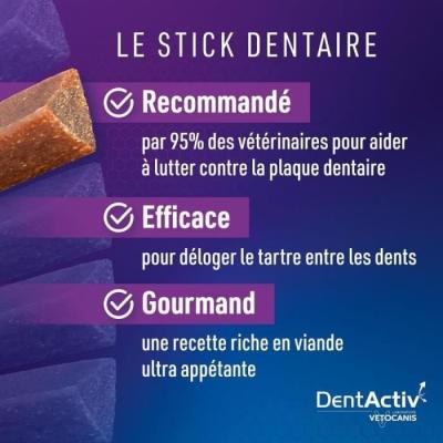 Bâtonnets DentActiv au Saumon pour Chat - Hygiène Bucco-Dentaire